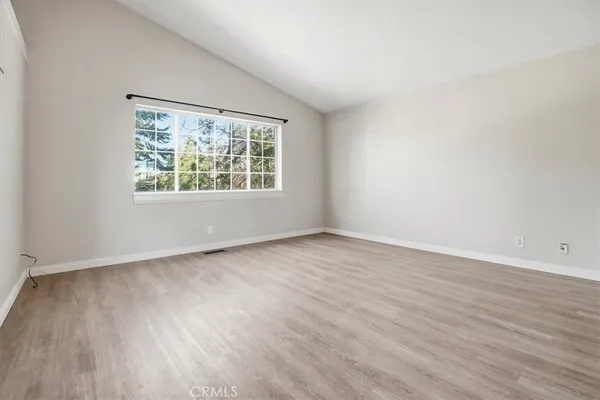 wooden floor in an empty room