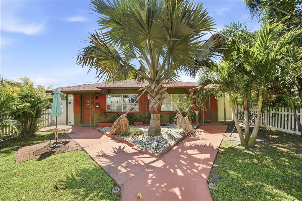2016 2nd Avenue North St. Petersburg, FL 33713 - Photo 1 of 1 a front view of a house with garden and patio