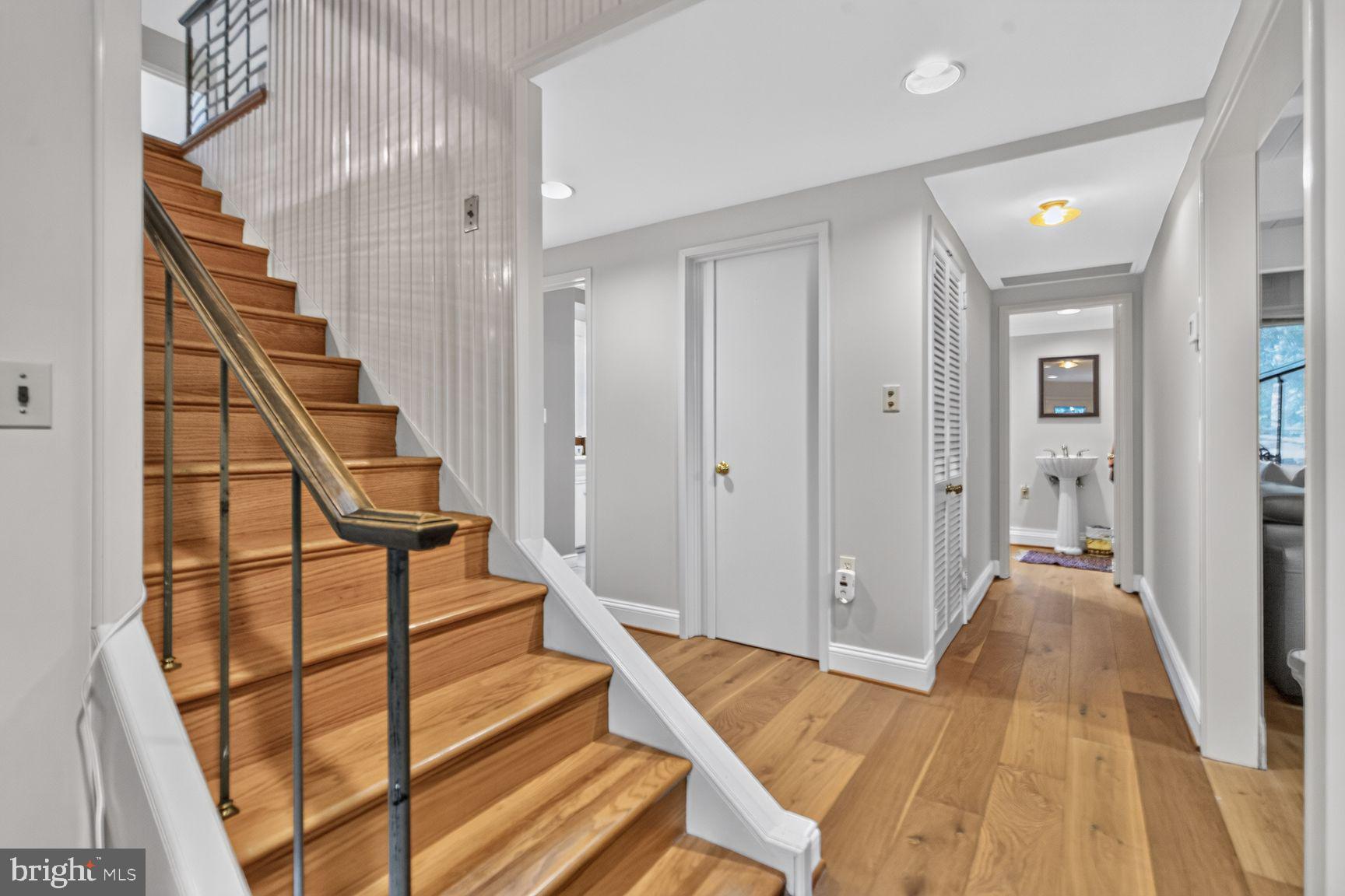 1118 Orchard Way Silver Spring, MD 20904 - Photo 36 of 56 Powder room and steps to the upstairs