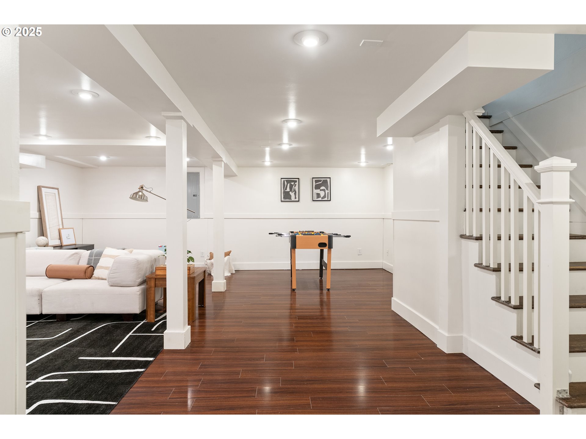 6328 Southwest Brugger Street Portland, OR 97219 - Photo 32 of 48 a view of kitchen with furniture and wooden floor