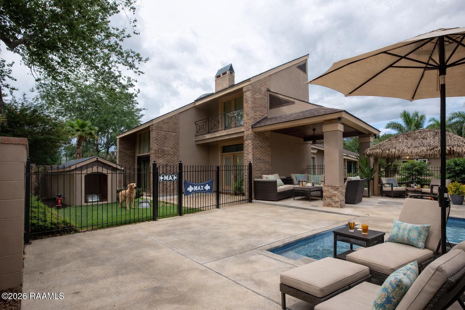 101 Hunters Hollow Lafayette, LA 70508 - Photo 46 of 49 Pool and entertainment area