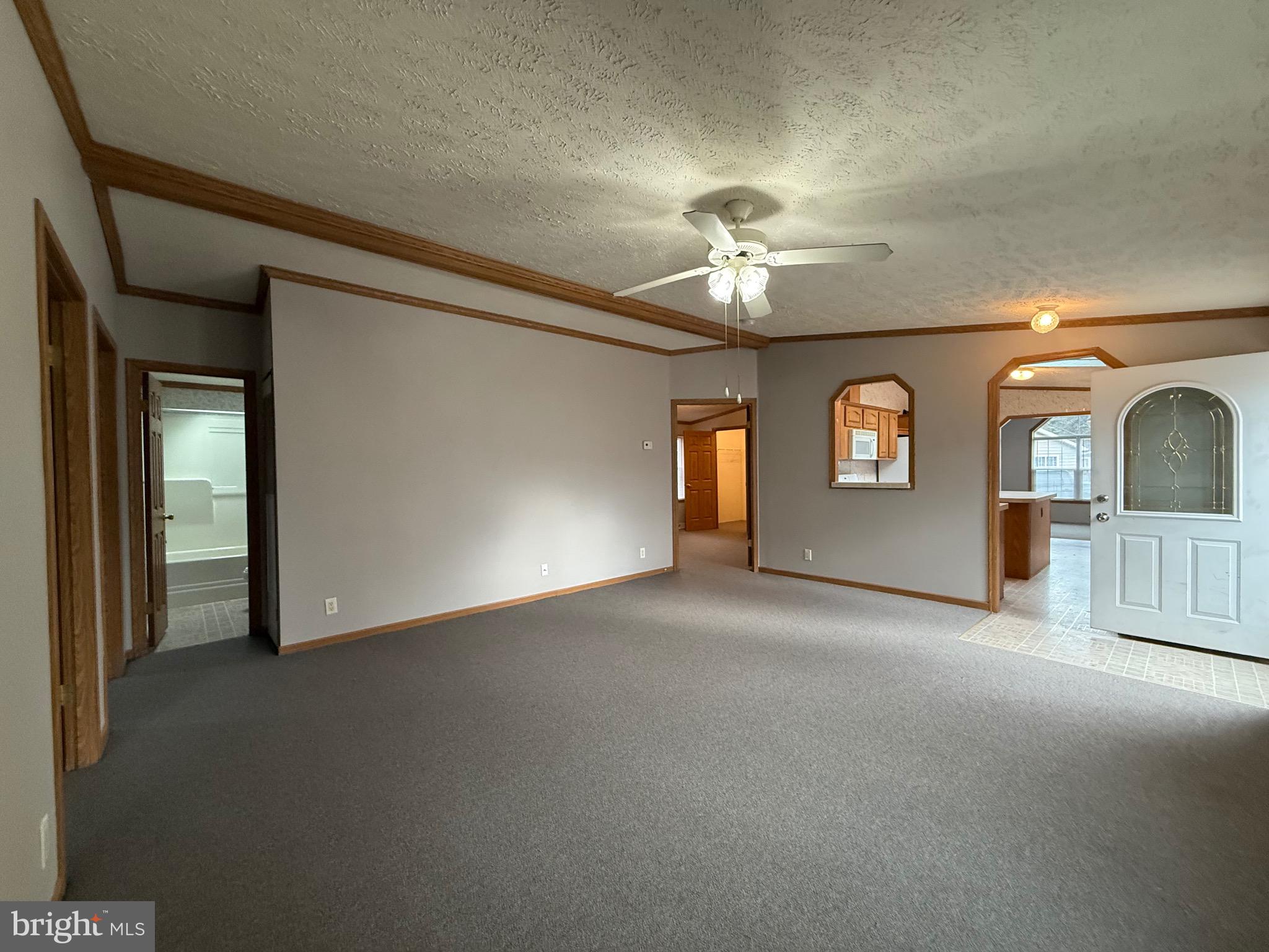 8731 Turkey Ridge Road Breinigsville, PA 18031 - Photo 28 of 68 a view of a livingroom with a ceiling fan and window