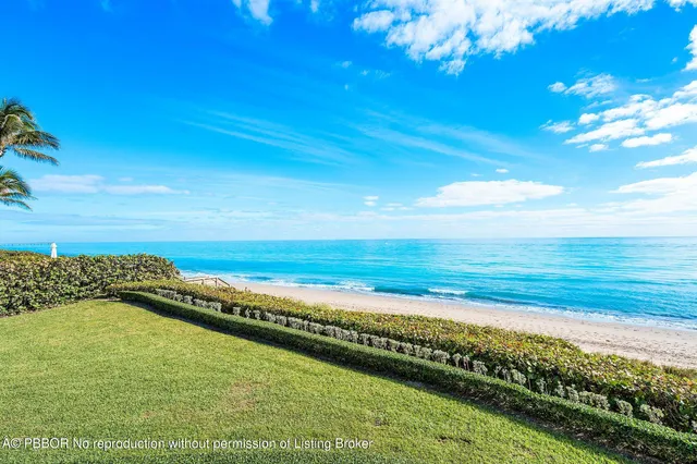 a view of an ocean and beach