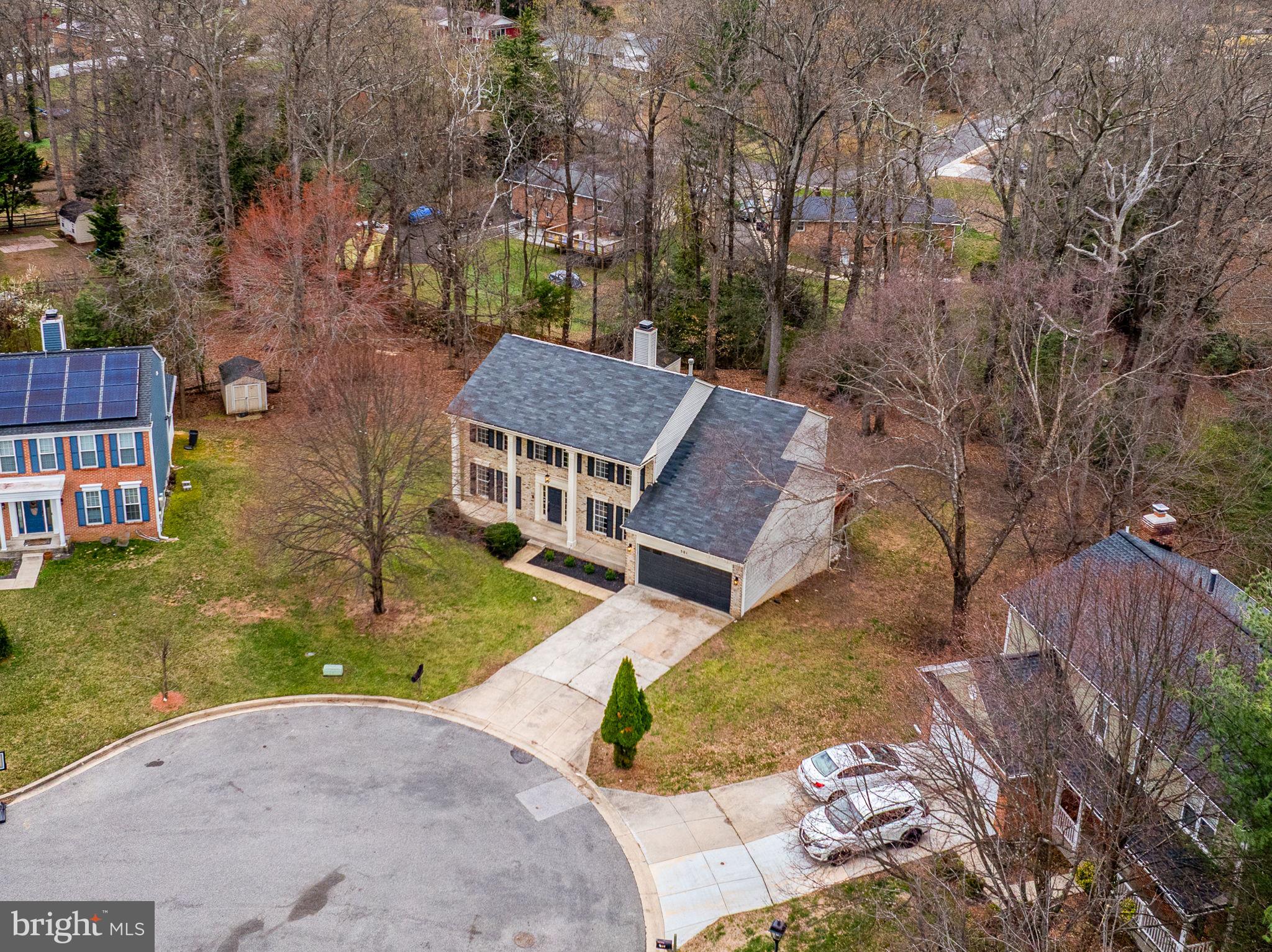 501 Dobbin Court Accokeek, MD 20607 - Photo 3 of 38 a aerial view of a house with garden