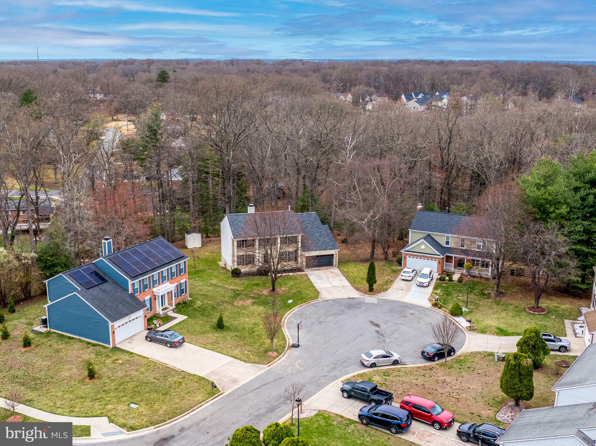 501 Dobbin Court Accokeek, MD 20607 - Photo 34 of 38 an aerial view of a house with garden space and lake view