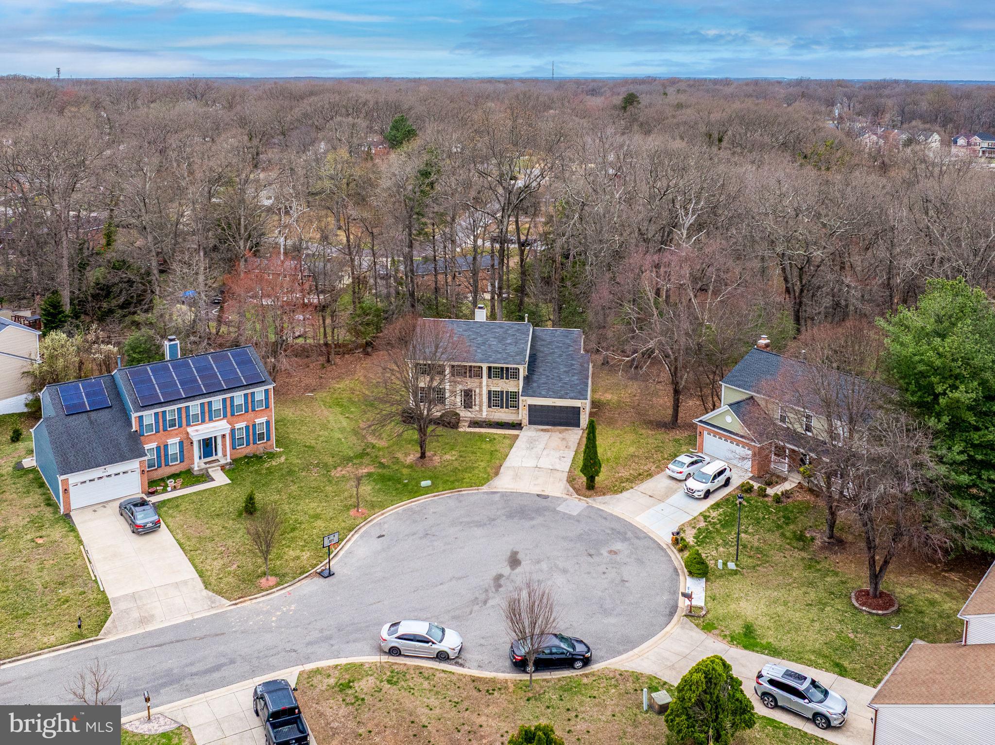 501 Dobbin Court Accokeek, MD 20607 - Photo 5 of 38 an aerial view of a house with yard swimming pool and outdoor seating