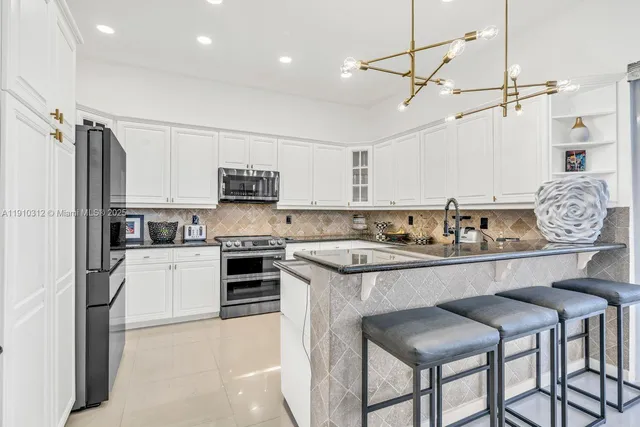 a workspace with furniture and wooden floor