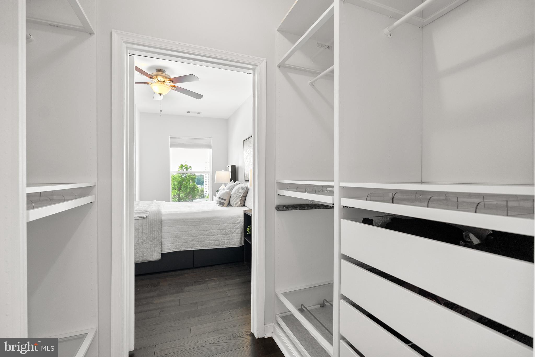8045 Newell Street, Unit 512 Silver Spring, MD 20910 - Photo 35 of 49 Custom built-in closet system will convey!