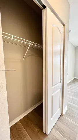 a view of closet area