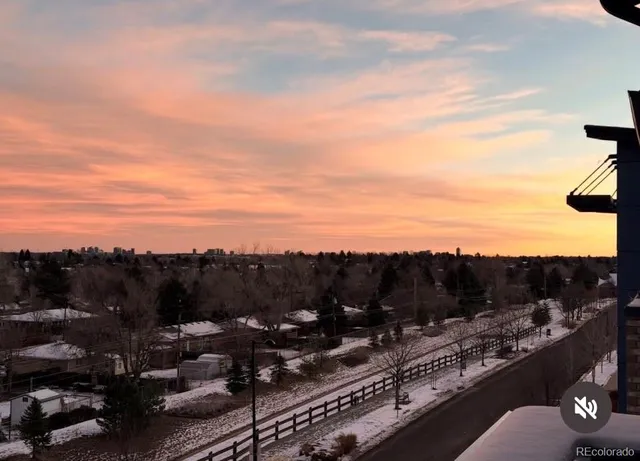 a view of a city and mountain