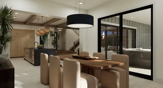 a room with gym equipment