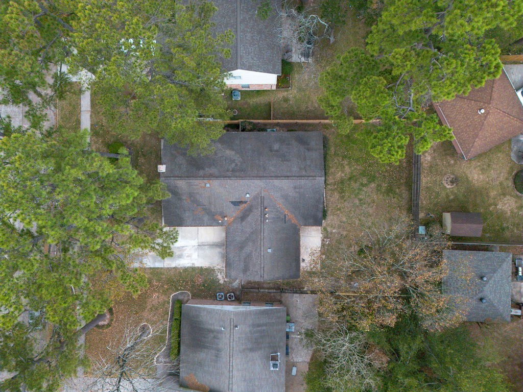 23230 Briarcreek Boulevard Spring, TX 77373 - Photo 28 of 32 an aerial view of a house with a yard