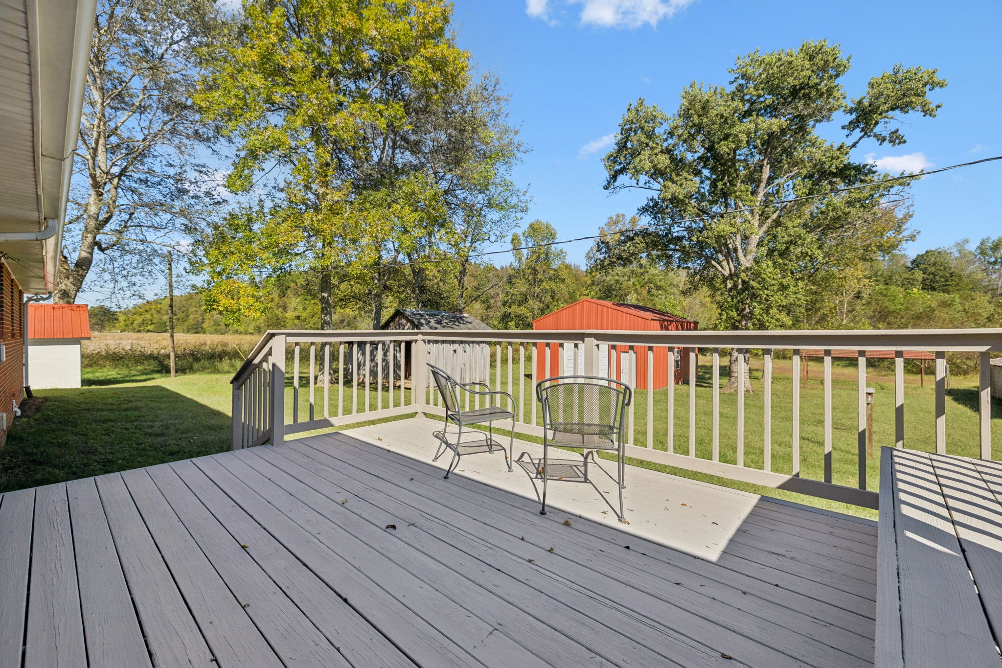 10446 Bold Springs Road McEwen, TN 37101 - Photo 28 of 54 a view of balcony with wooden floor and fence