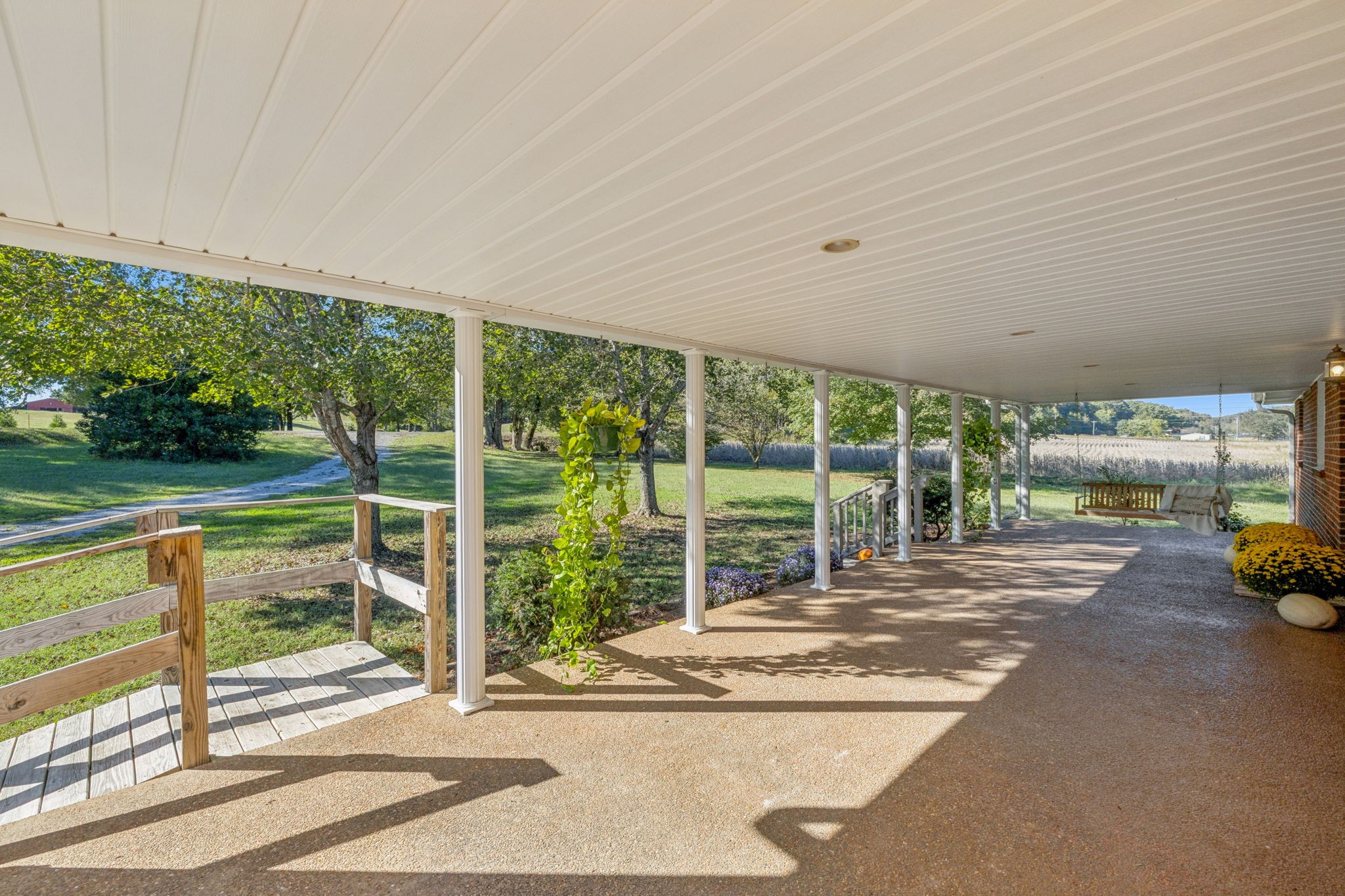 10446 Bold Springs Road McEwen, TN 37101 - Photo 4 of 54 a view of a house with backyard and a sitting area