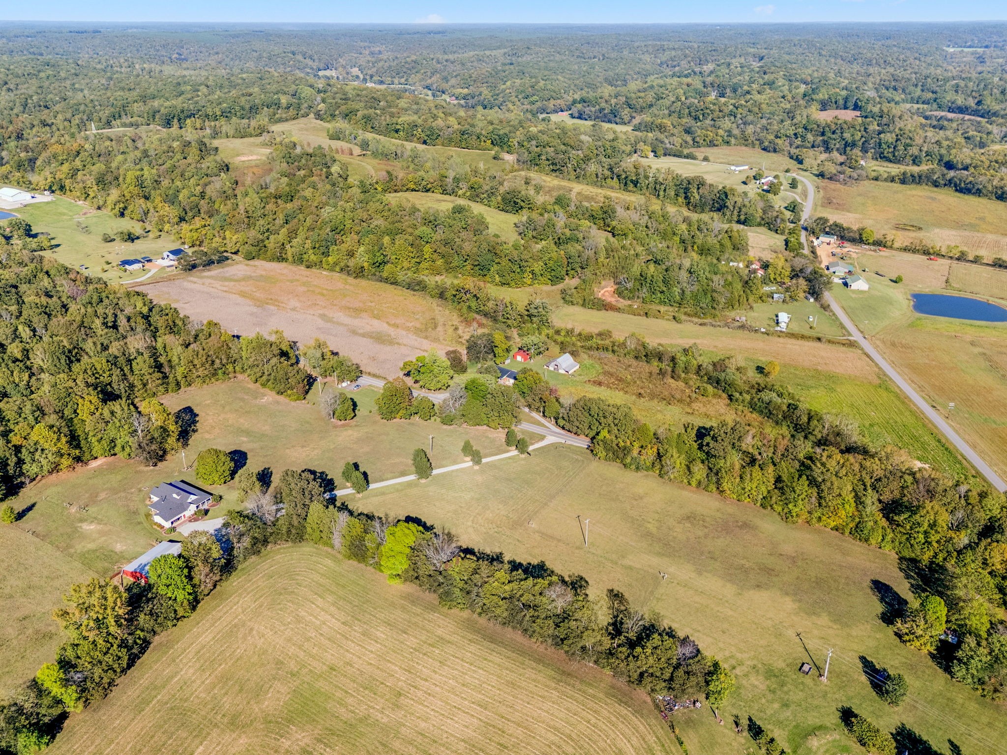 10446 Bold Springs Road McEwen, TN 37101 - Photo 44 of 54 an aerial view of a house with a yard