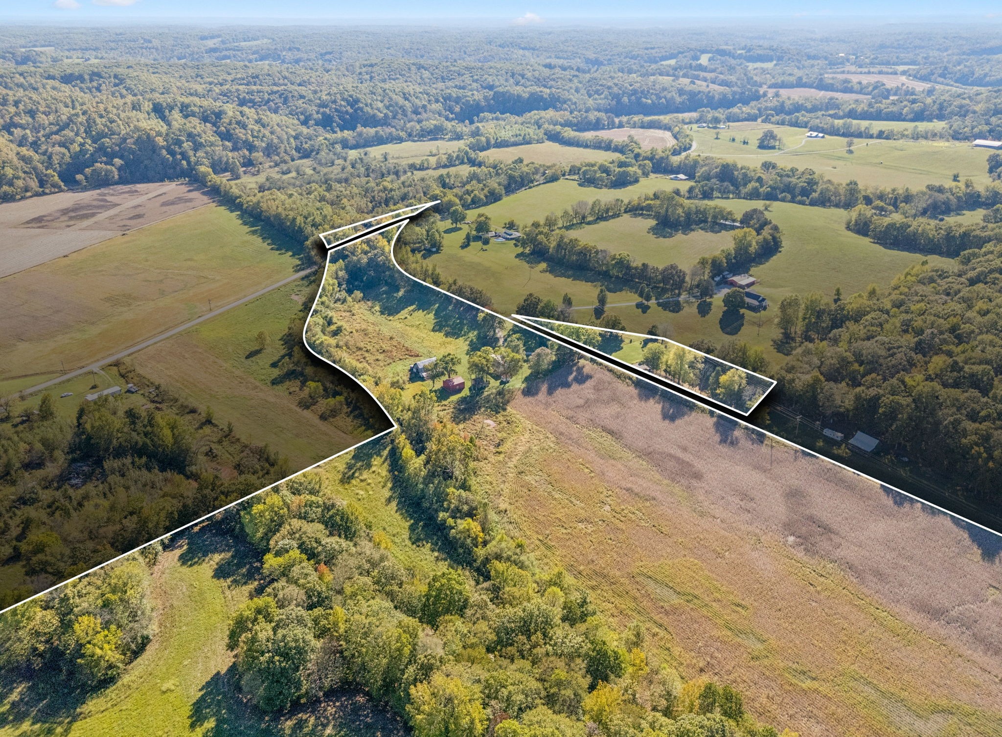 10446 Bold Springs Road McEwen, TN 37101 - Photo 51 of 54 an aerial view of residential houses with outdoor space