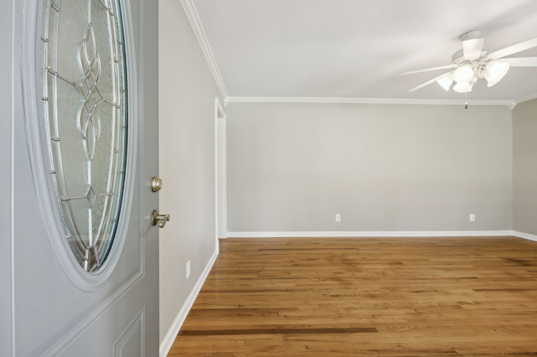 10446 Bold Springs Road McEwen, TN 37101 - Photo 8 of 54 a view of a room with wooden floor and staircase