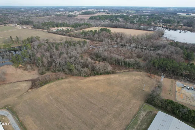 an aerial view of mountain with trees