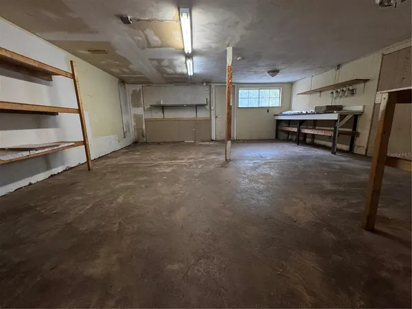 a view of outdoor space with deck and tree