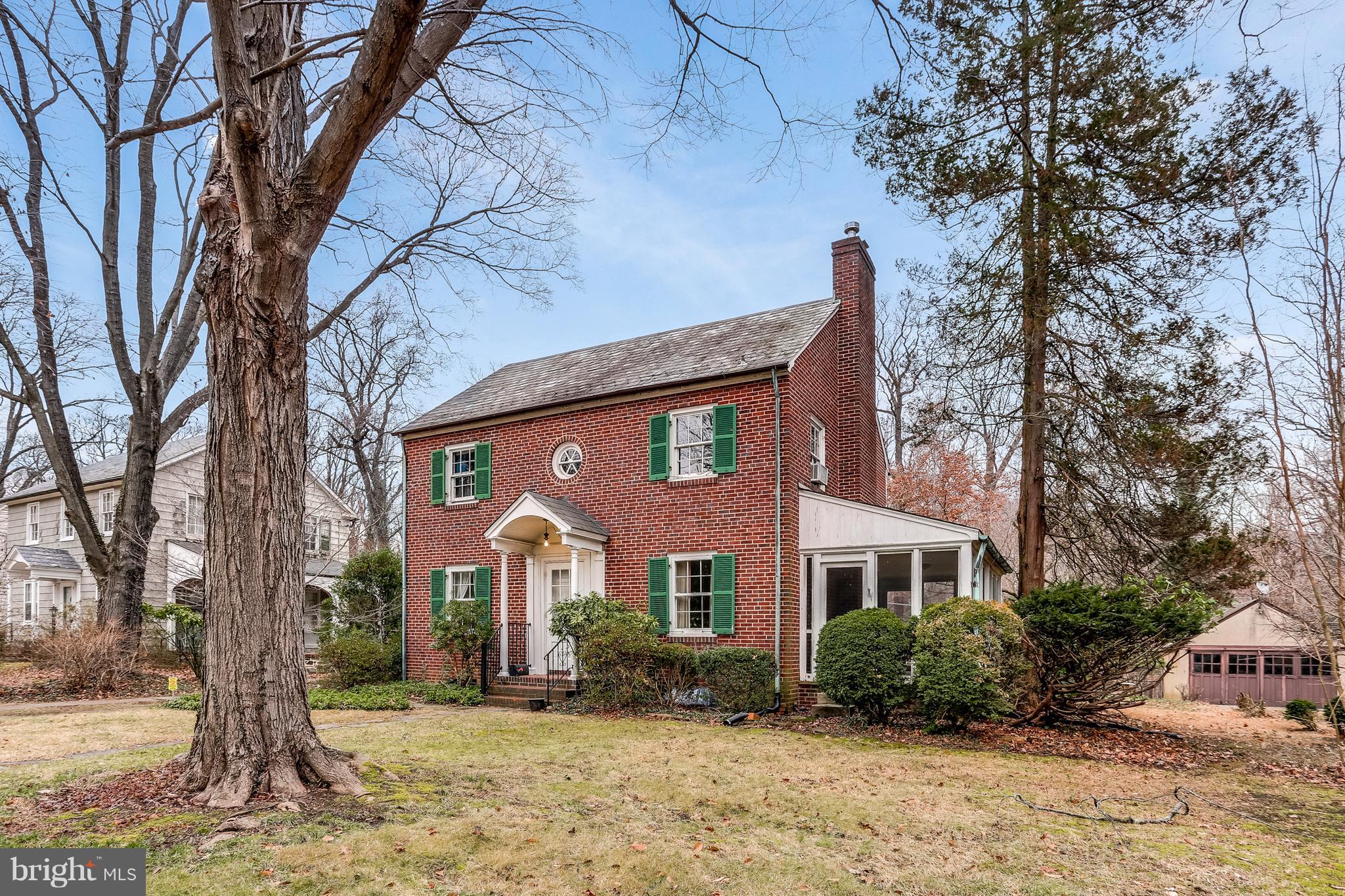 501 Nottingham Road Baltimore, MD 21229 - Photo 2 of 27 All Brick Center Hall Colonial with Slate Roof