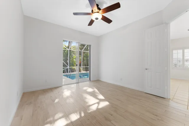 a view of kitchen and windows