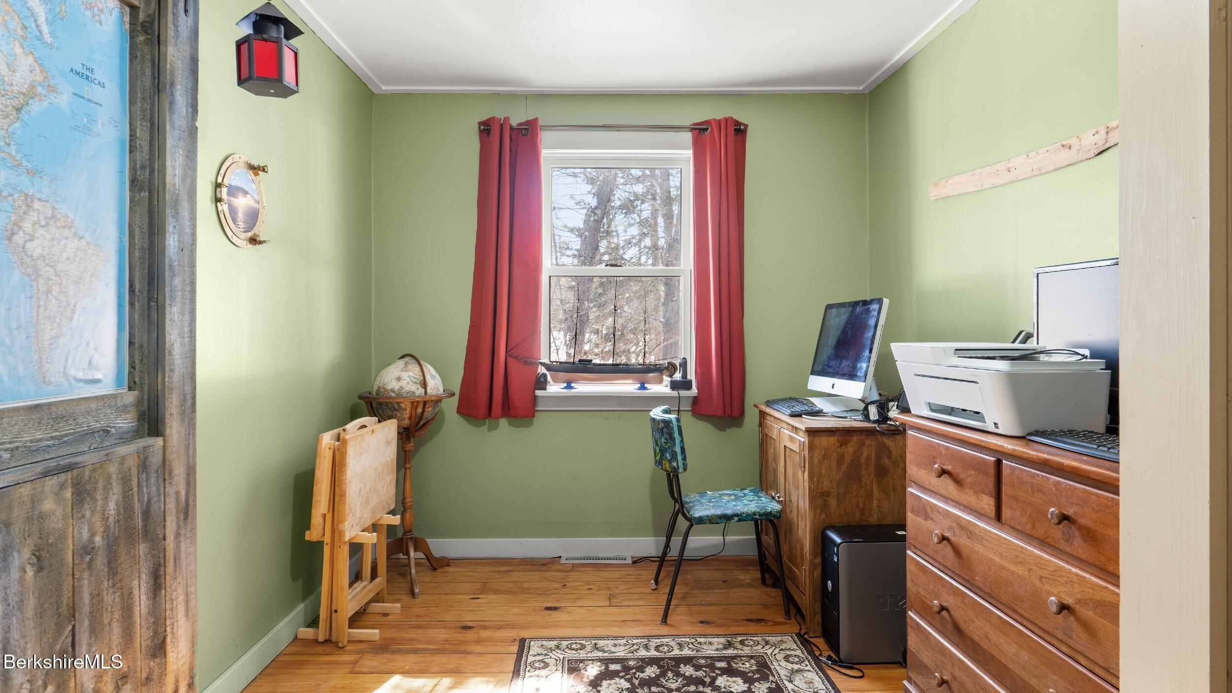 93 South Main Road Otis, MA 01253 - Photo 17 of 27 a view of a workspace with furniture and a window