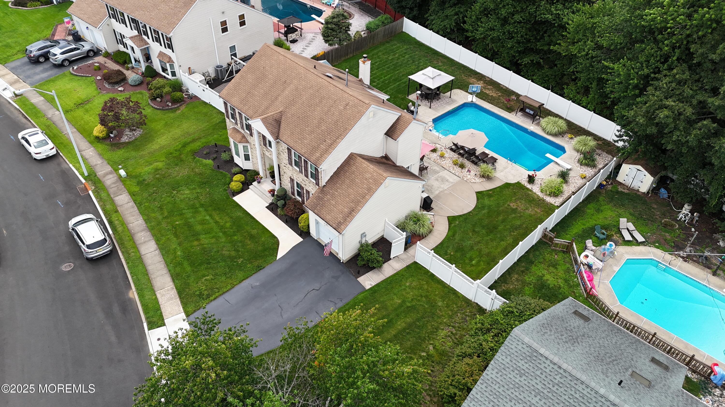 30 Daniel Drive Hazlet, NJ 07730 - Photo 2 of 4 an aerial view of a house