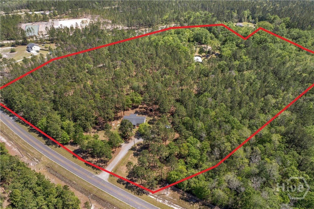 570 Brogdon Road Guyton, GA 31312 - Photo 39 of 40 This outlines the entire 27.5 acres that can be combined with 560 Brogdon