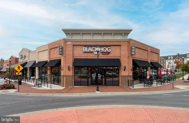 a view of a building with a outdoor space
