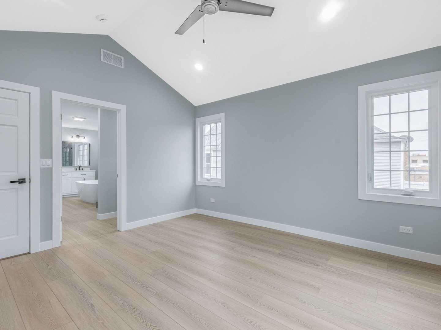 3548 Clinton Avenue Berwyn, IL 60402 - Photo 25 of 49 wooden floor in an empty room with a window