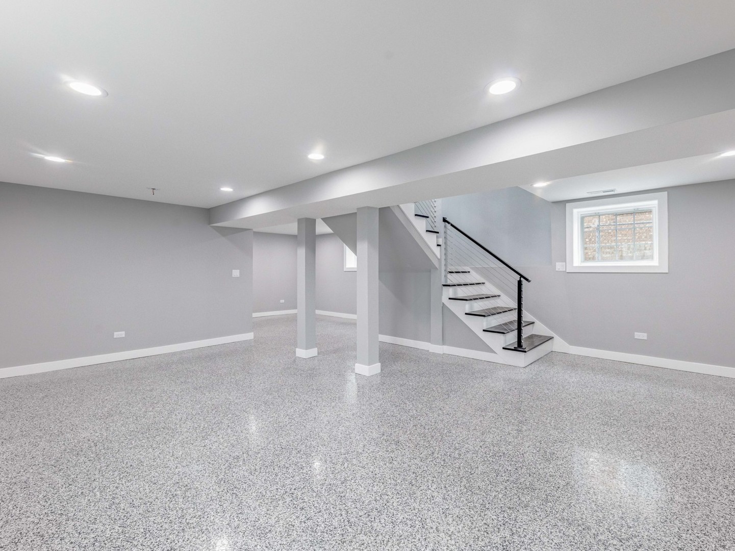 3548 Clinton Avenue Berwyn, IL 60402 - Photo 34 of 49 an empty room with windows and stairs