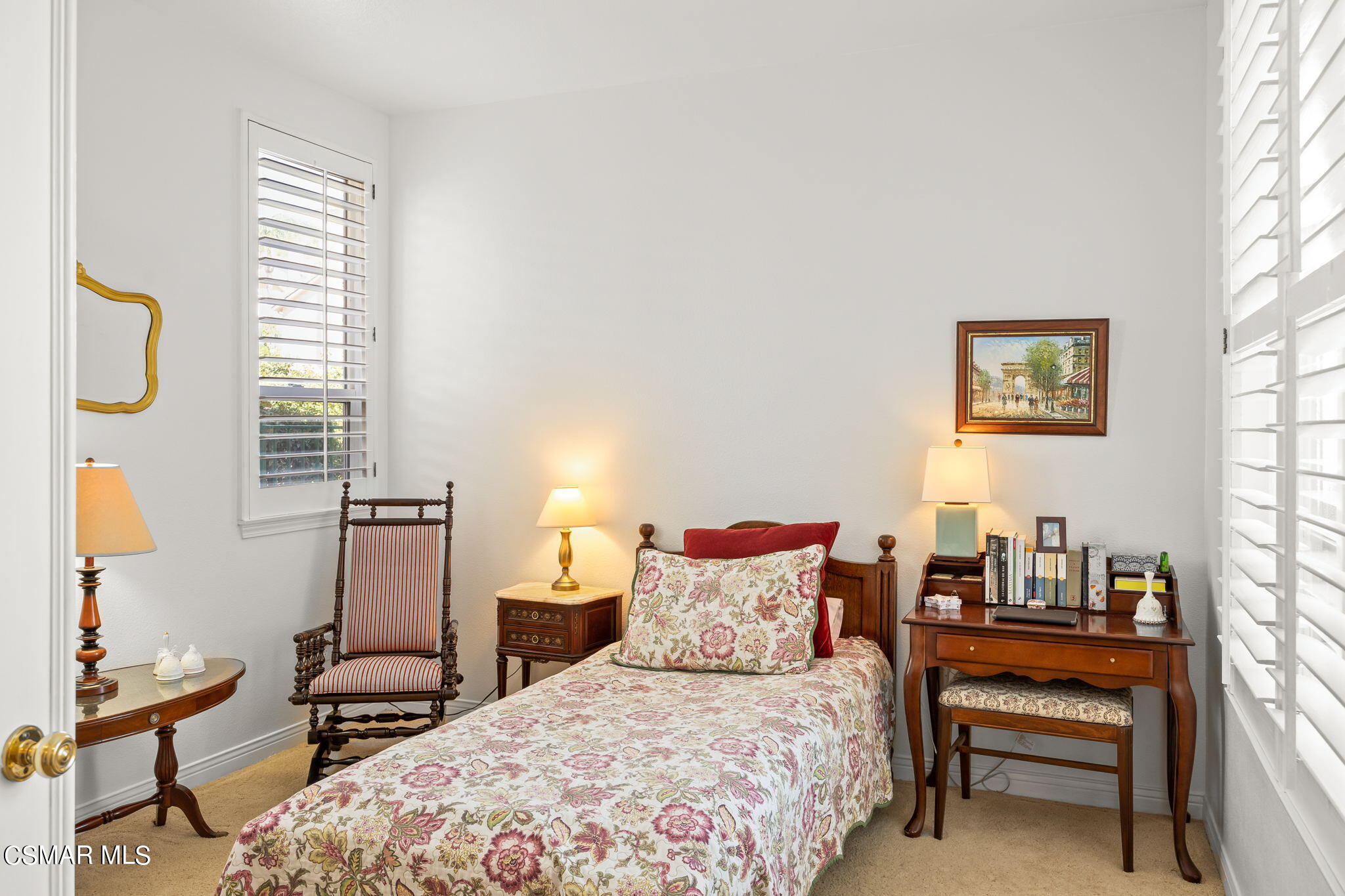 388 Woodland Road Simi Valley, CA 93065 - Photo 39 of 62 a bedroom with a bed and a desk