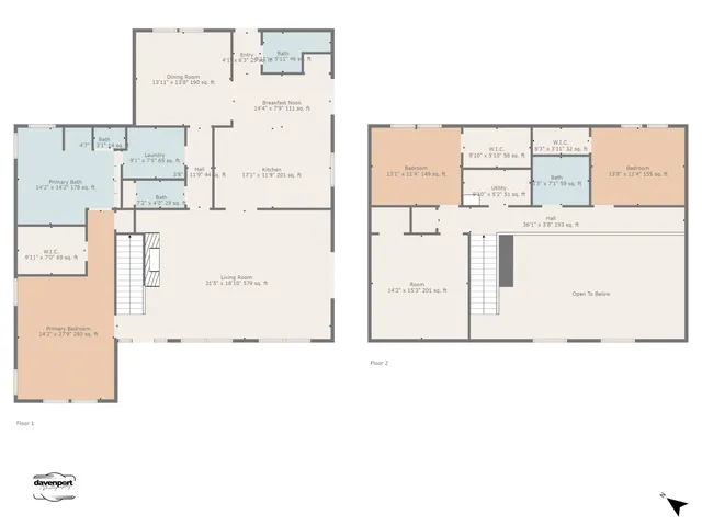 a picture of a floor plan