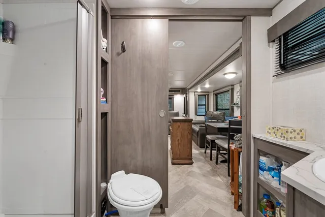 a close view of a fireplace in a room