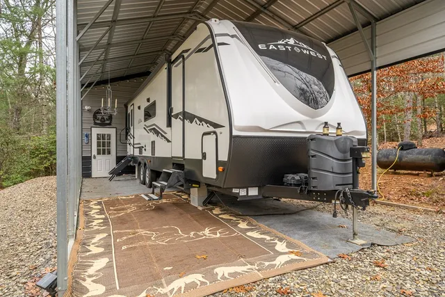 a view of steet with couch