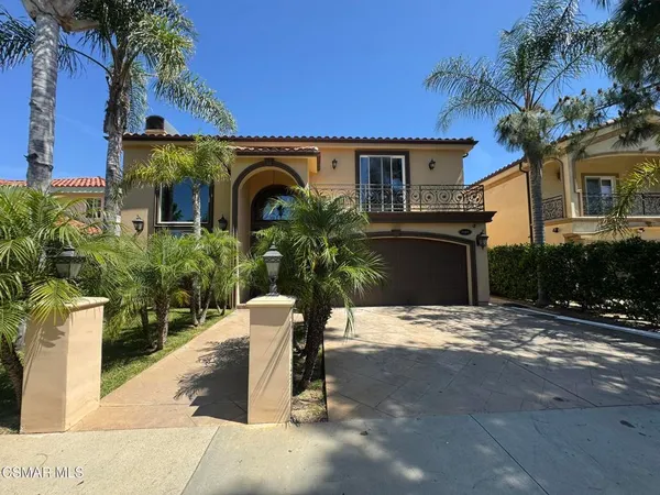 a view of a house with a patio
