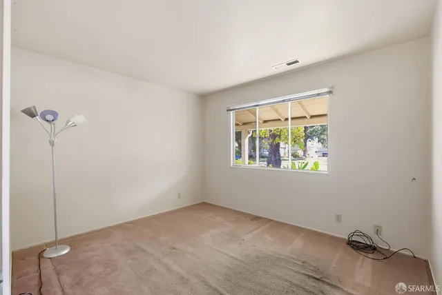 a view of a room with closet