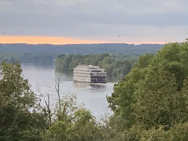 a view of an ocean from a balcony