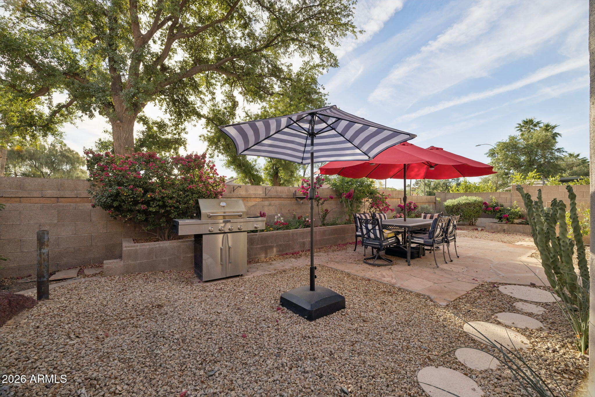 16409 South 33rd Street Phoenix, AZ 85048 - Photo 49 of 61 a view of a backyard with sitting area and furniture