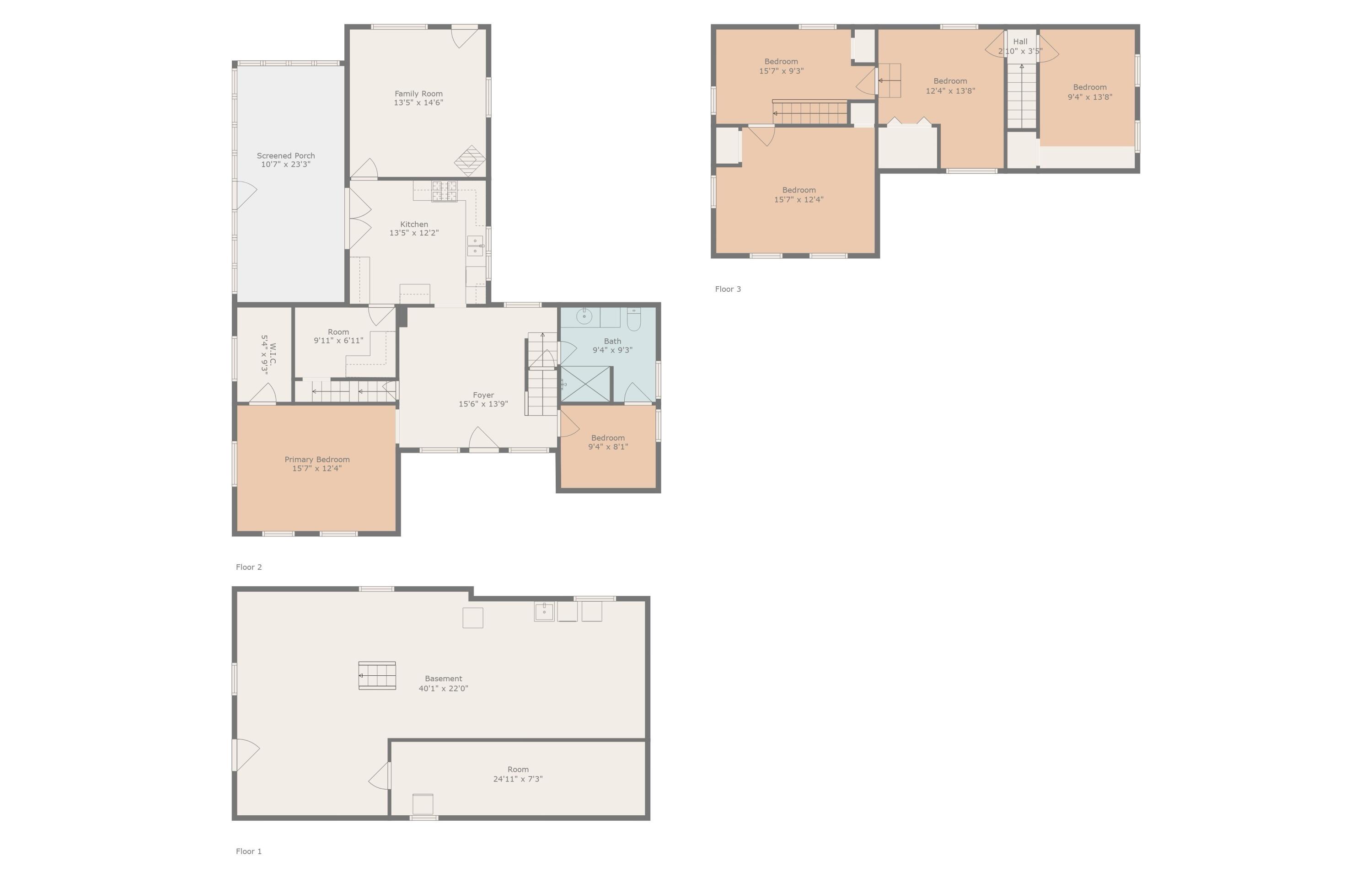 3573 North Dearing Road Parma, MI 49269 - Photo 54 of 54 All Levels Floor Plan