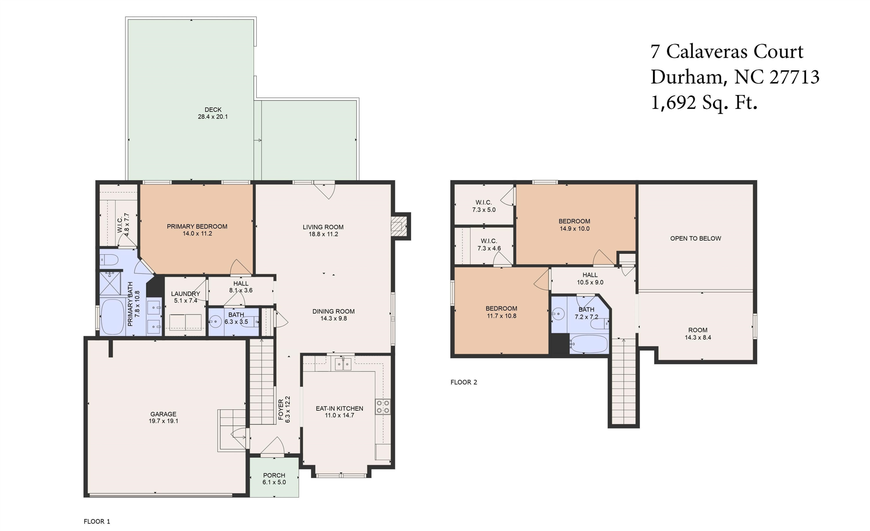 7 Calaveras Court Durham, NC 27713 - Photo 2 of 30 unknown