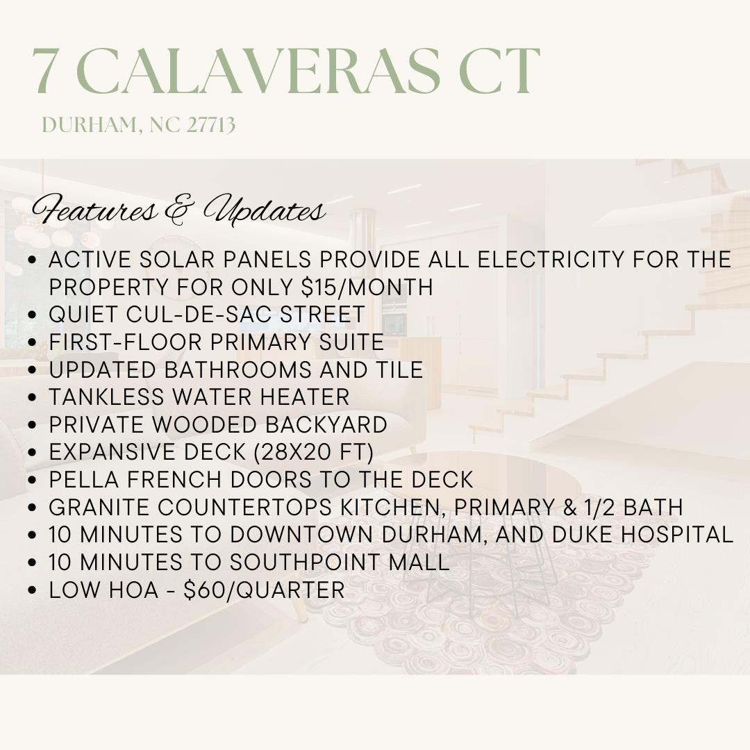 7 Calaveras Court Durham, NC 27713 - Photo 3 of 30 a picture of a book