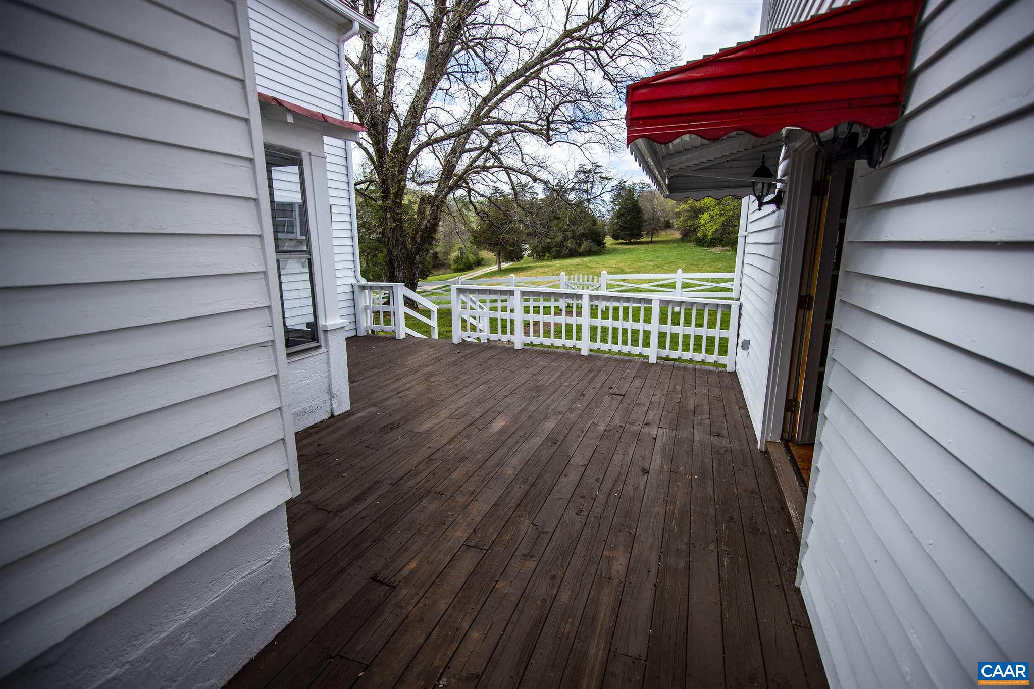 145 Turkey Way Amherst, VA 24521 - Photo 27 of 39 a view of a wooden deck with a yard