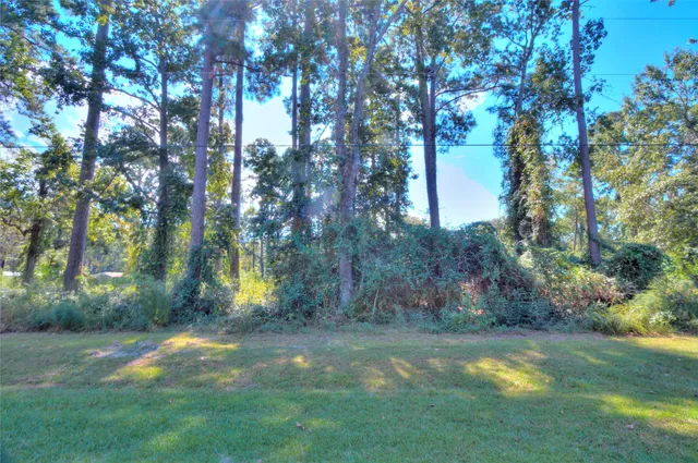 a view of swimming pool is middle in the garden
