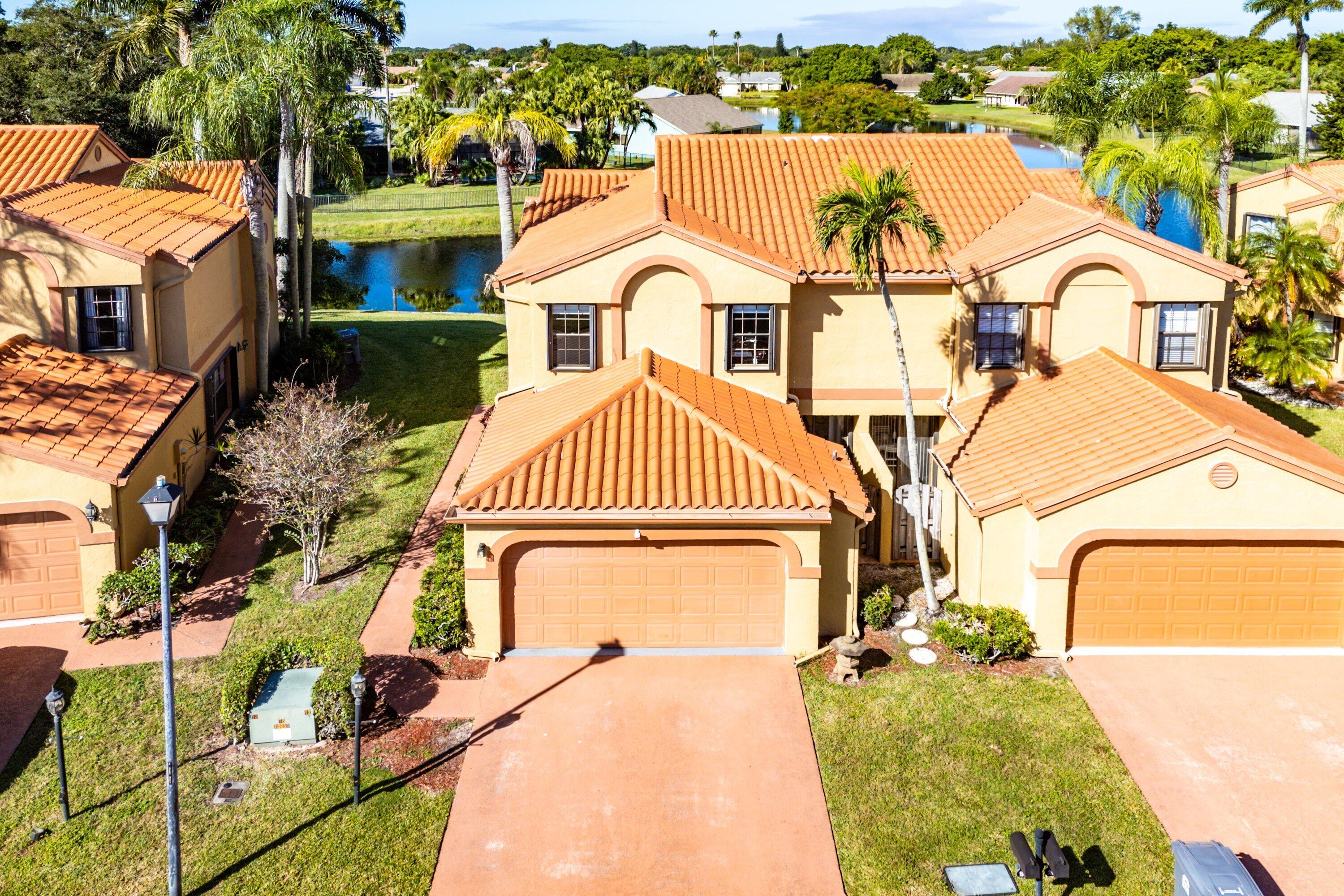 19931 Villa Lante Place Boca Raton, FL 33434 - Photo 37 of 47 an aerial view of a house with a yard