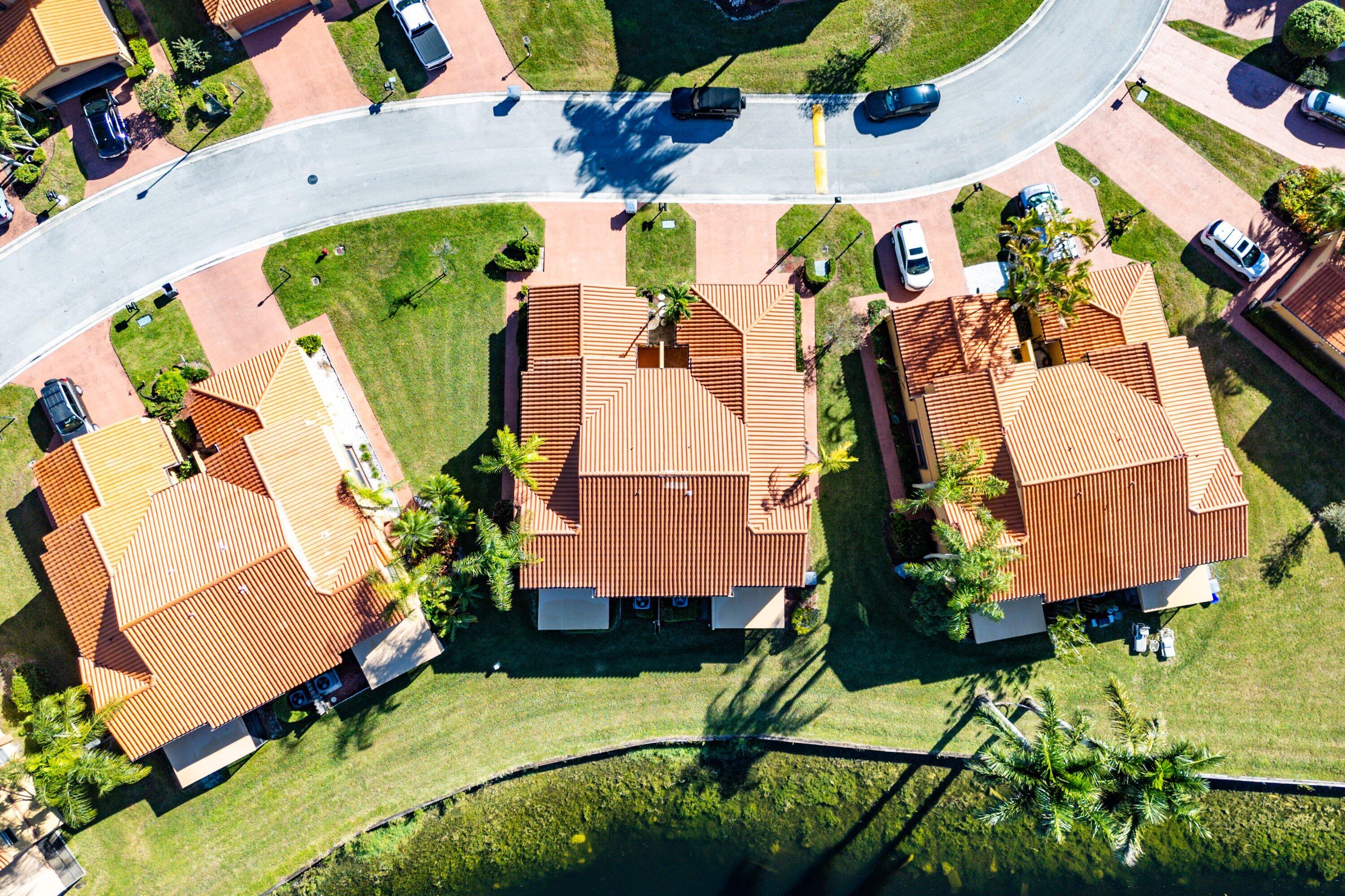 19931 Villa Lante Place Boca Raton, FL 33434 - Photo 44 of 47 an aerial view of a house with a yard and swimming pool