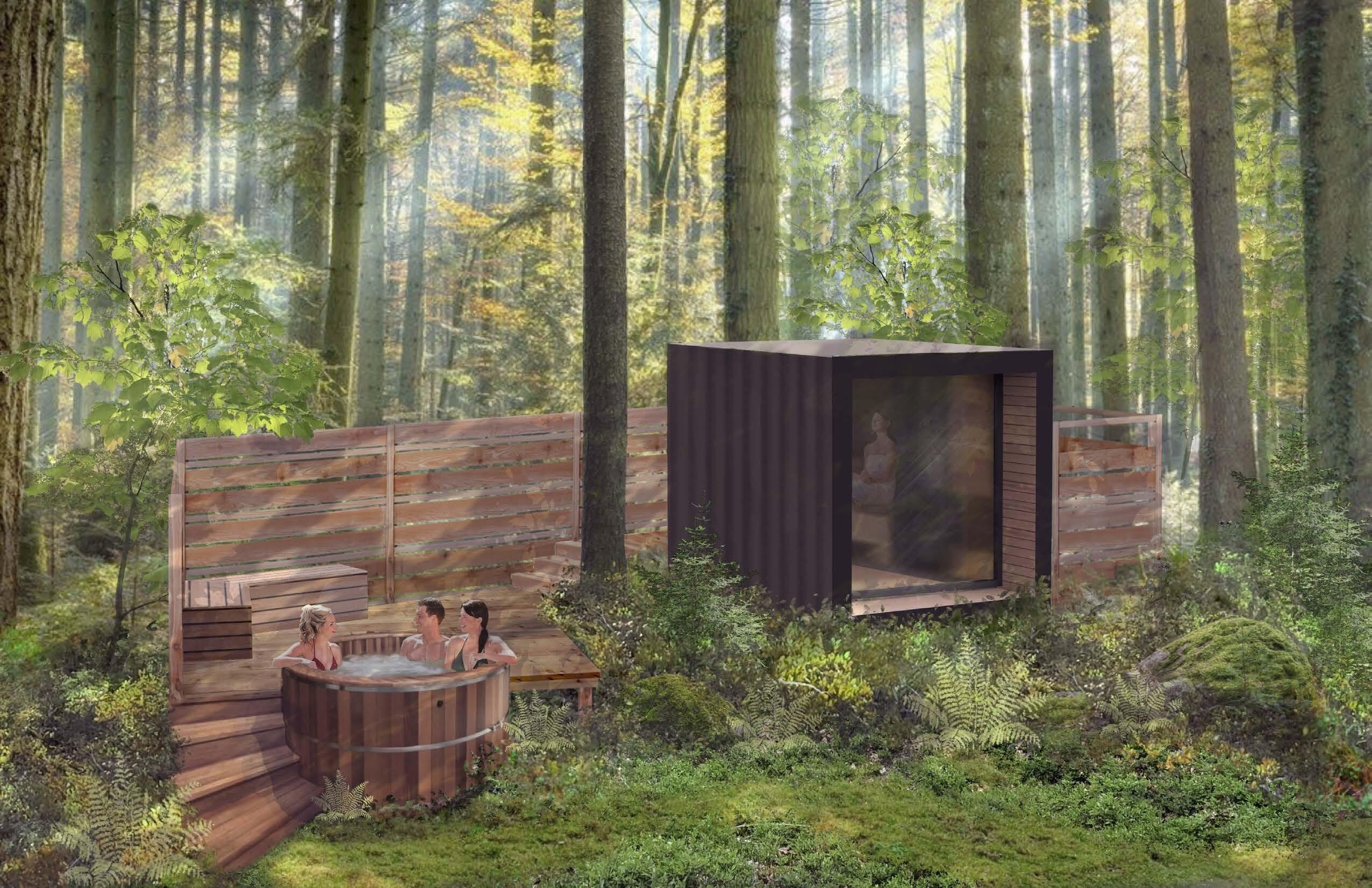 440 Belfast Road, Unit D2 Camden, ME 04843 - Photo 7 of 20 Adventure Spa Rendering
