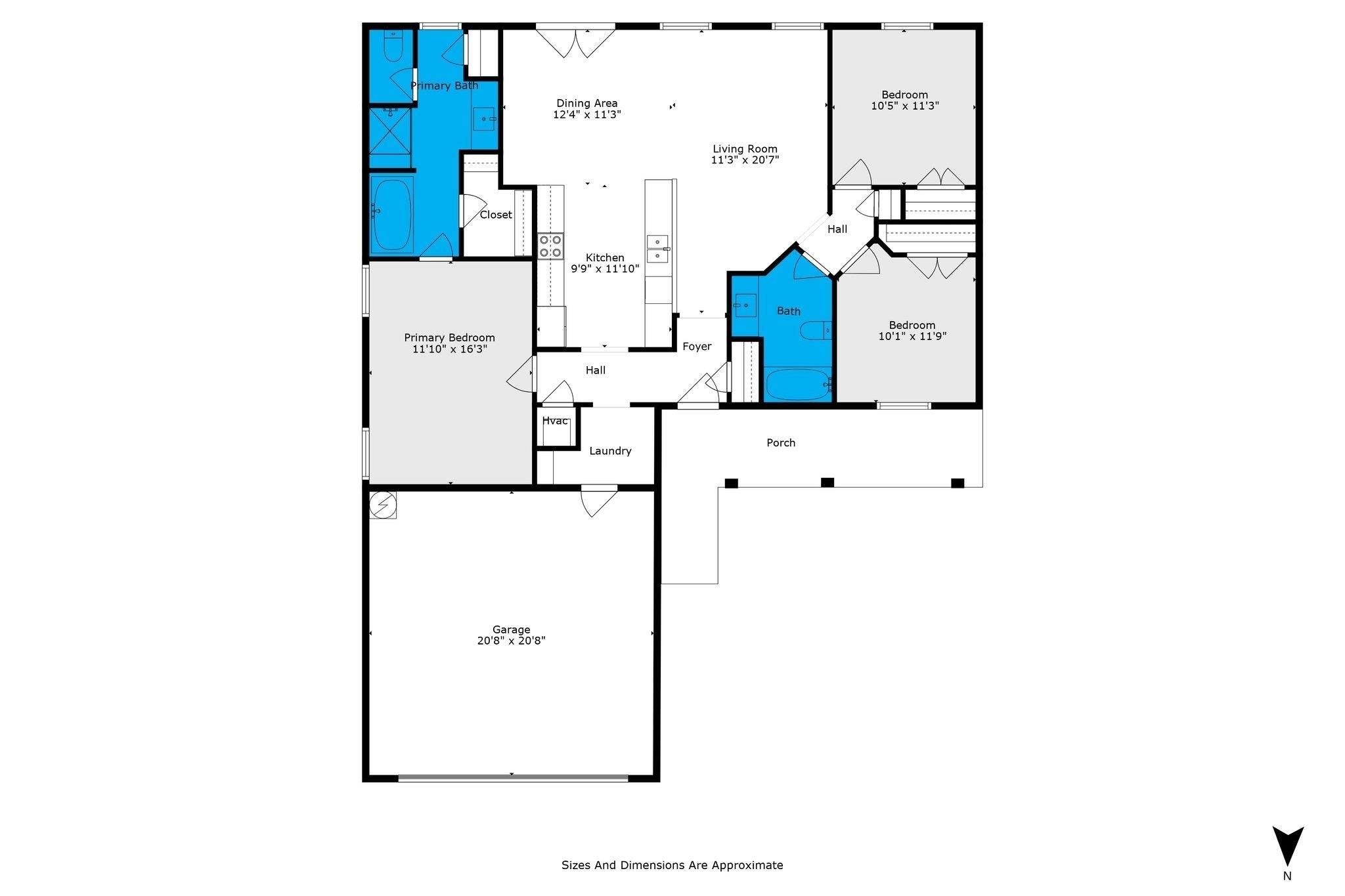 409 Oakleigh Circle Foley, AL 36535 - Photo 21 of 21 Floor Plan