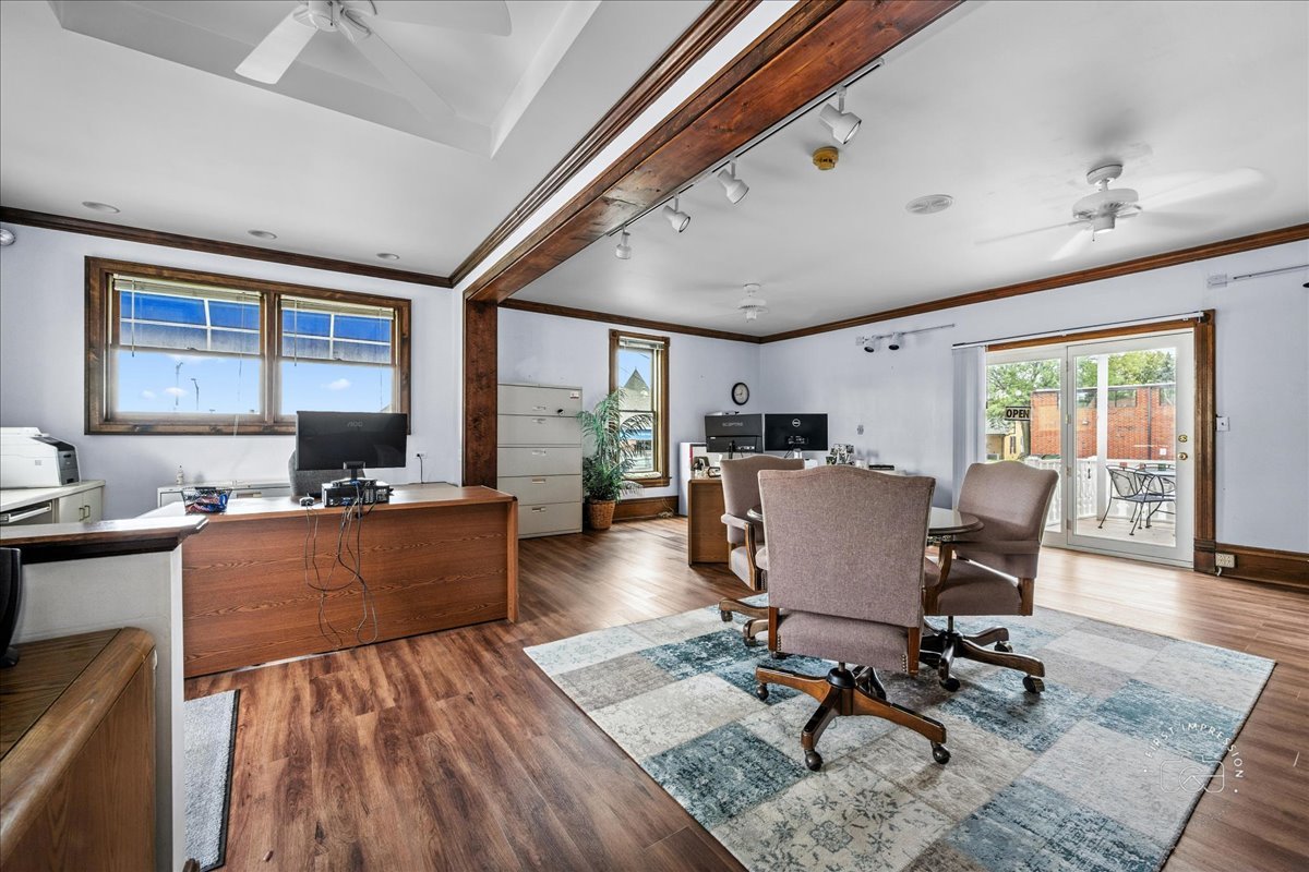 320 Houston Street Batavia, IL 60510 - Photo 6 of 22 a view of a workspace with furniture and a window