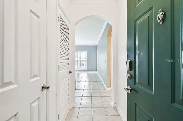 a bathroom with a double vanity sink and mirror